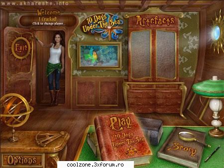 10 Days Under the Sea - After days of travel, the compass needle has led - ...::: Jocuri :::...