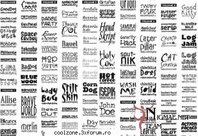 150 designer fonts