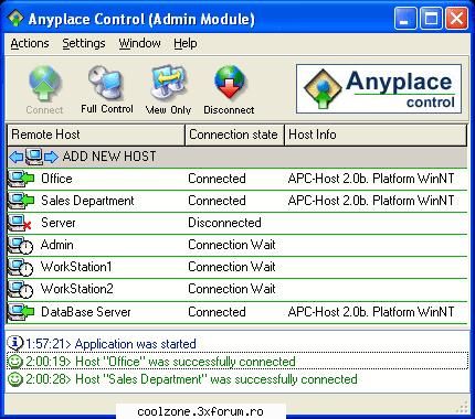 AnyplaceControlInstall - control asupra altor calculatoare dupa ip - ...::: Softuri :::...