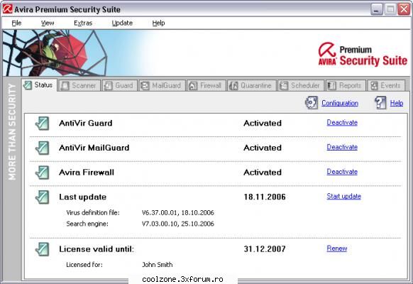 Avira premium antivirus - A complete security suite for your pc including a - ...::: Softuri :::...