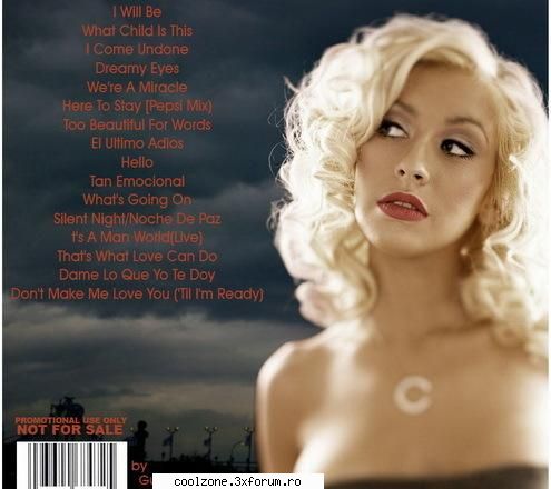 cd cover christina aguilera - i come undone (2008)