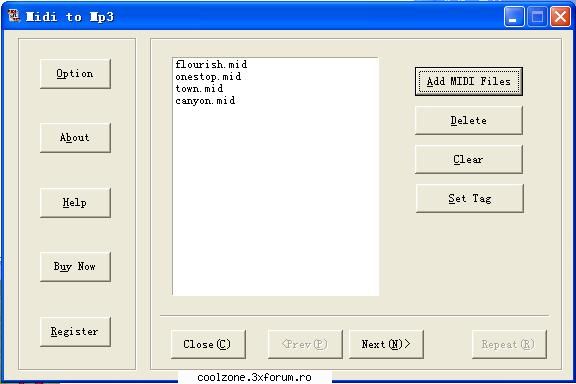 convert midi files into cd-quality wav and mp3 formats.

  midi to mp3
