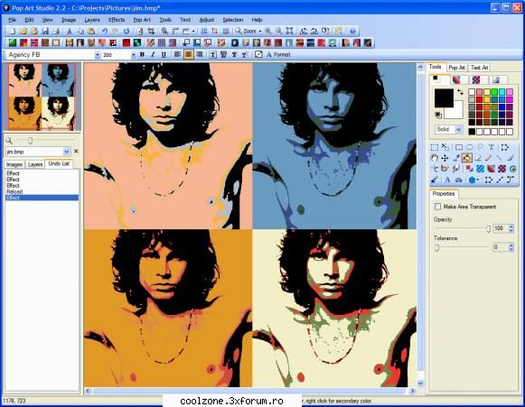 Pop Art Studio v3.0 Portable - Pop Art Studio is very easy to use graphics - ...::: Softuri :::...