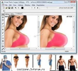 plastic surgery simulator software that will let you modify face and body (nose, chin, boobzzzz oopz
