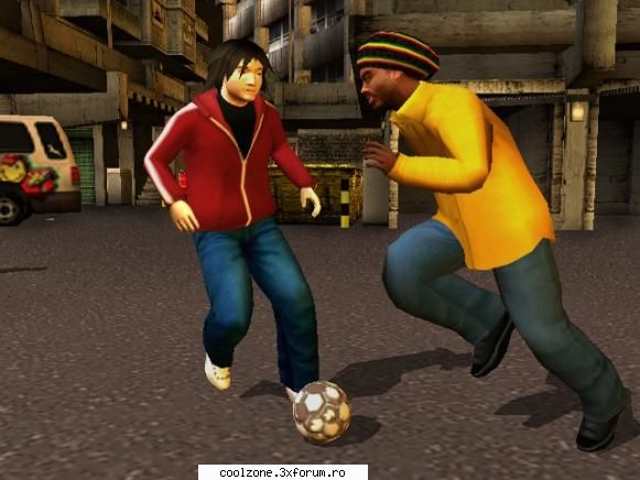 urban freestyle soccer features the same sort of over the top gameplay as acclaims other release nba