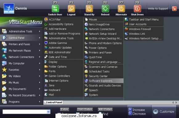 Vista Start Menu - Vista Start Menu is the convenient alternative to - ...::: Softuri :::...