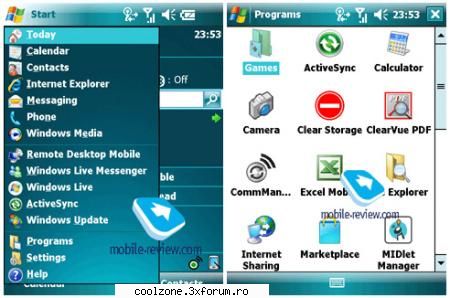 with windows mobile 6, you can retrieve e-mail, keep track of your schedule and your contacts,