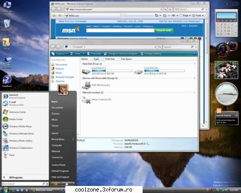 Windows Tiny Vista eXPerience July 2008 - � All "Important" Post Service Pack 1 - ...::: Softuri :::...