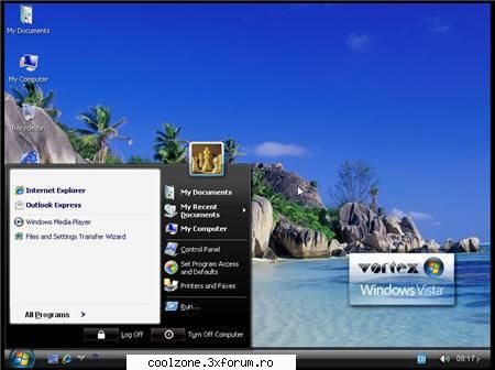 vortex vista version of vortex? vista has some built-in software like

* windows media player 11
*