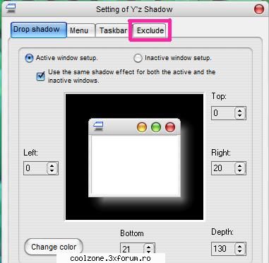 YzShadow - contur de neon la ferestrele din windows foarte - ...::: Softuri :::...