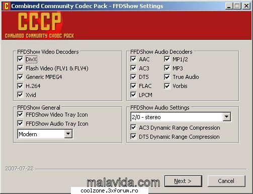 the cccp : combined community codec pack is a filter pack built for playing mkv codec codecuri